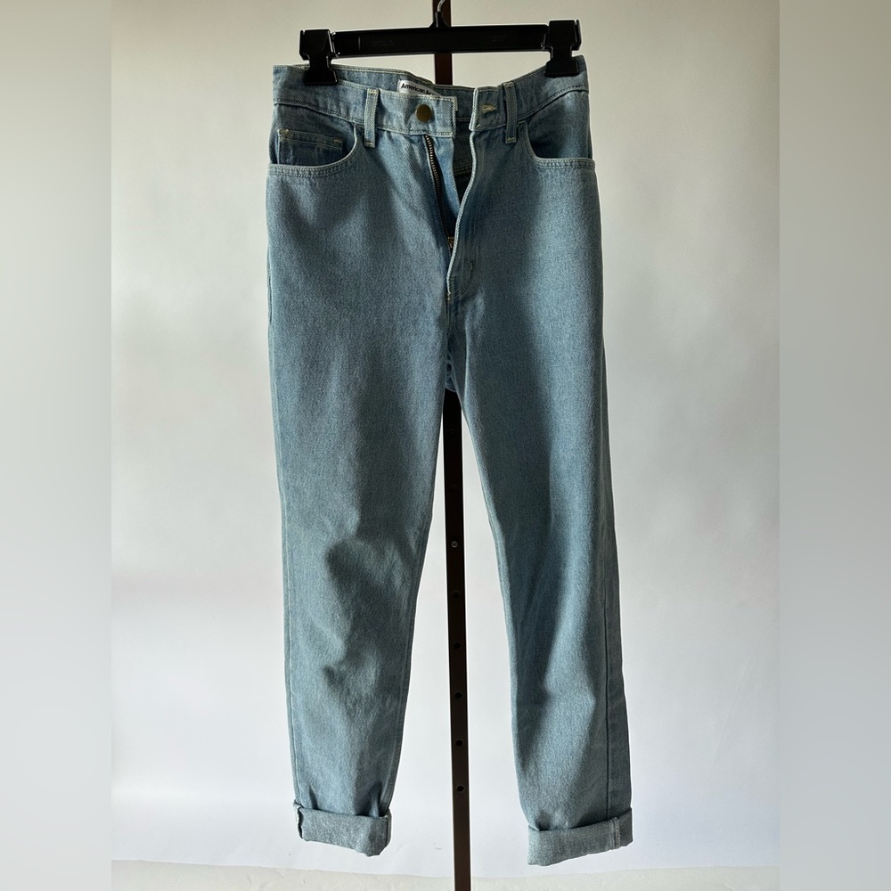 American Apparel Women’s High-Waisted Jean (Size 27 but fits more like a 25-26)